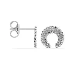 Histoire D'Or Boucles D'oreilles Puces Vaea Argent Blanc -Boucles d'oreilles pendantes Soldes Boutique FAOFBW00Z2 view1