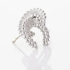 Histoire D'Or Boucles D'oreilles Puces Vaea Argent Blanc -Boucles d'oreilles pendantes Soldes Boutique FAOFBW00Z2 view2
