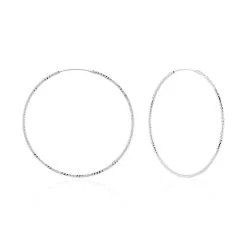 Histoire D'Or Créoles Argent Blanc Agathe