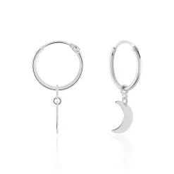 Histoire D'Or Créoles Elvyn Argent Blanc