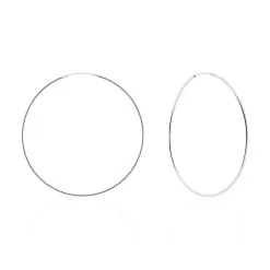 Histoire D'Or Créoles Argent Blanc Agathe