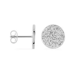 Histoire D'Or Boucles D'oreilles Puces Blanka Argent Blanc -Boucles d'oreilles pendantes Soldes Boutique FAOFBW00ZZ view1