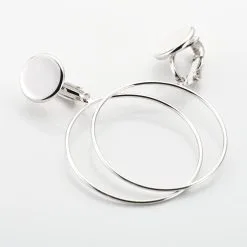 Histoire D'Or Boucles D'oreilles Pendantes Misao Argent Blanc 6 Histoire D'Or Boucles D'oreilles Pendantes Misao Argent Blanc -Boucles d'oreilles pendantes Soldes Boutique FAOFBW010U view2
