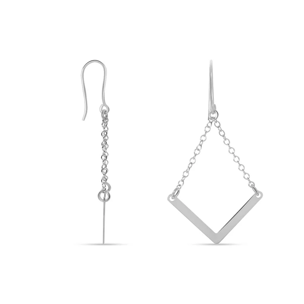 Histoire D'Or Boucles D'oreilles Argent Blanc Lakia 2 Histoire D'Or Boucles D'oreilles Argent Blanc Lakia – Image 2