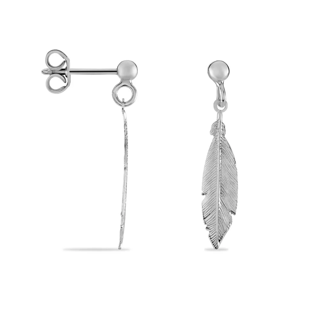 Histoire D'Or Boucles D'oreilles Pendantes Euriell Argent Blanc 2 Histoire D'Or Boucles D'oreilles Pendantes Euriell Argent Blanc – Image 2