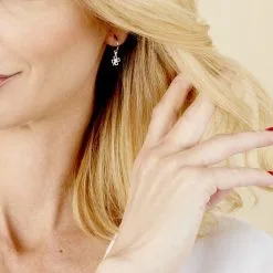 Histoire D'Or Créole Unitaire Argent Magnus -Boucles d'oreilles pendantes Soldes Boutique FAOFBW012A model0