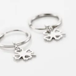 Histoire D'Or Créole Unitaire Argent Magnus -Boucles d'oreilles pendantes Soldes Boutique FAOFBW012A view2