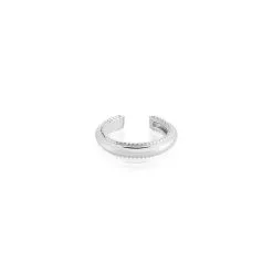 Histoire D'Or Bague D'oreille Unitaire Ollie Argent Blanc