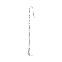 Histoire D'Or Boucles D'oreilles Pendantes Elea Argent Blanc -Boucles d'oreilles pendantes Soldes Boutique FAOFBW0683 view2