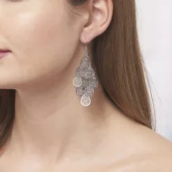 Histoire D'Or Boucles D'oreilles Pendantes Ismaelle Argent Blanc -Boucles d'oreilles pendantes Soldes Boutique FAOFBW0985 model0