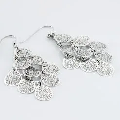 Histoire D'Or Boucles D'oreilles Pendantes Ismaelle Argent Blanc -Boucles d'oreilles pendantes Soldes Boutique FAOFBW0985 view2