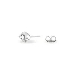 Histoire D'Or Boucles D'oreilles Puces Bridie Argent Blanc Pierre De Synthese -Boucles d'oreilles pendantes Soldes Boutique FAOFBXW195 view2