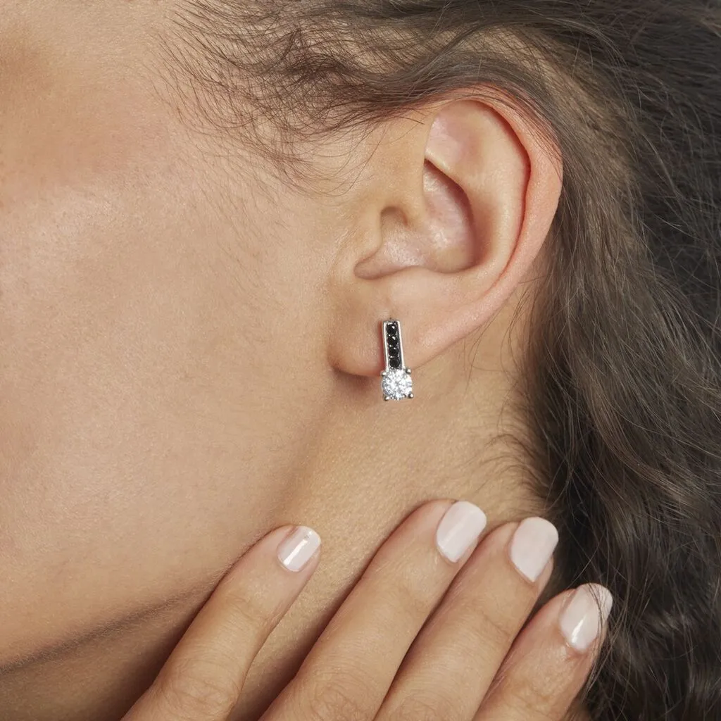 Histoire D'Or Boucles D'oreilles Puces Regilla Argent Oxyde De Zirconium 4 Histoire D'Or Boucles D'oreilles Puces Regilla Argent Oxyde De Zirconium – Image 4