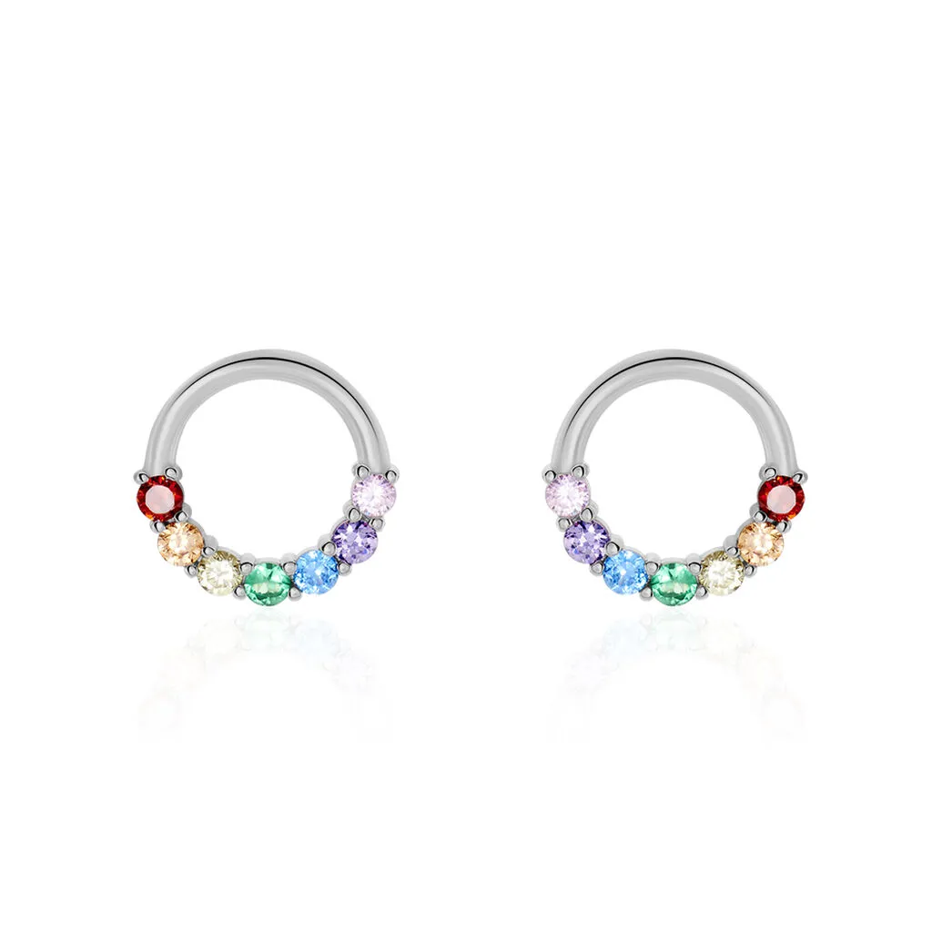 Histoire D'Or Boucles D'oreilles Puces Argent Blanc Giustino Oxydes De Zirconium 1 Histoire D'Or Boucles D'oreilles Puces Argent Blanc Giustino Oxydes De Zirconium