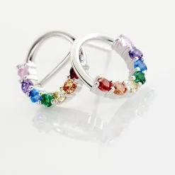 Histoire D'Or Boucles D'oreilles Puces Argent Blanc Giustino Oxydes De Zirconium 6 Histoire D'Or Boucles D'oreilles Puces Argent Blanc Giustino Oxydes De Zirconium -Boucles d'oreilles pendantes Soldes Boutique FAOFBZI148 view2