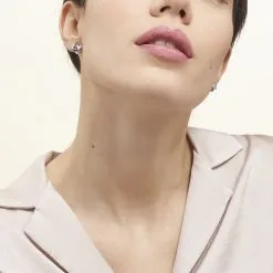 Histoire D'Or Boucles D'oreilles Puces Melina Argent Blanc Oxyde De Zirconium -Boucles d'oreilles pendantes Soldes Boutique FAOFBZN061 model0