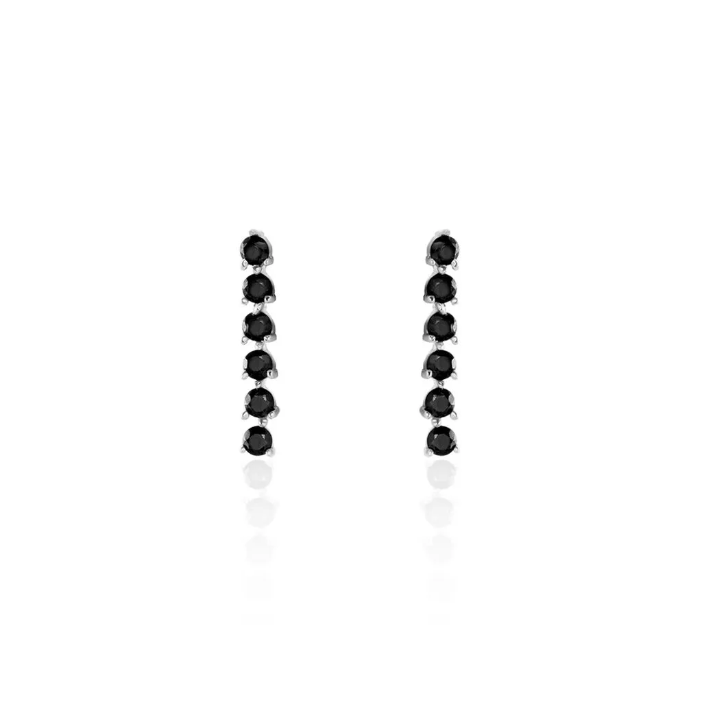 Histoire D'Or Bijoux D'oreilles Gastoun Argent Oxyde 1 Histoire D'Or Bijoux D'oreilles Gastoun Argent Oxyde