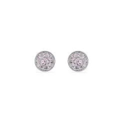Histoire D'Or Boucles D'oreilles Puces Auxana Argent Blanc Oxyde De Zirconium