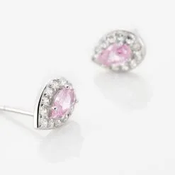 Histoire D'Or Boucles D'oreilles Puces Argent Blanc Tania Oxydes De Zirconium -Boucles d'oreilles pendantes Soldes Boutique FAOFBZS056 view2