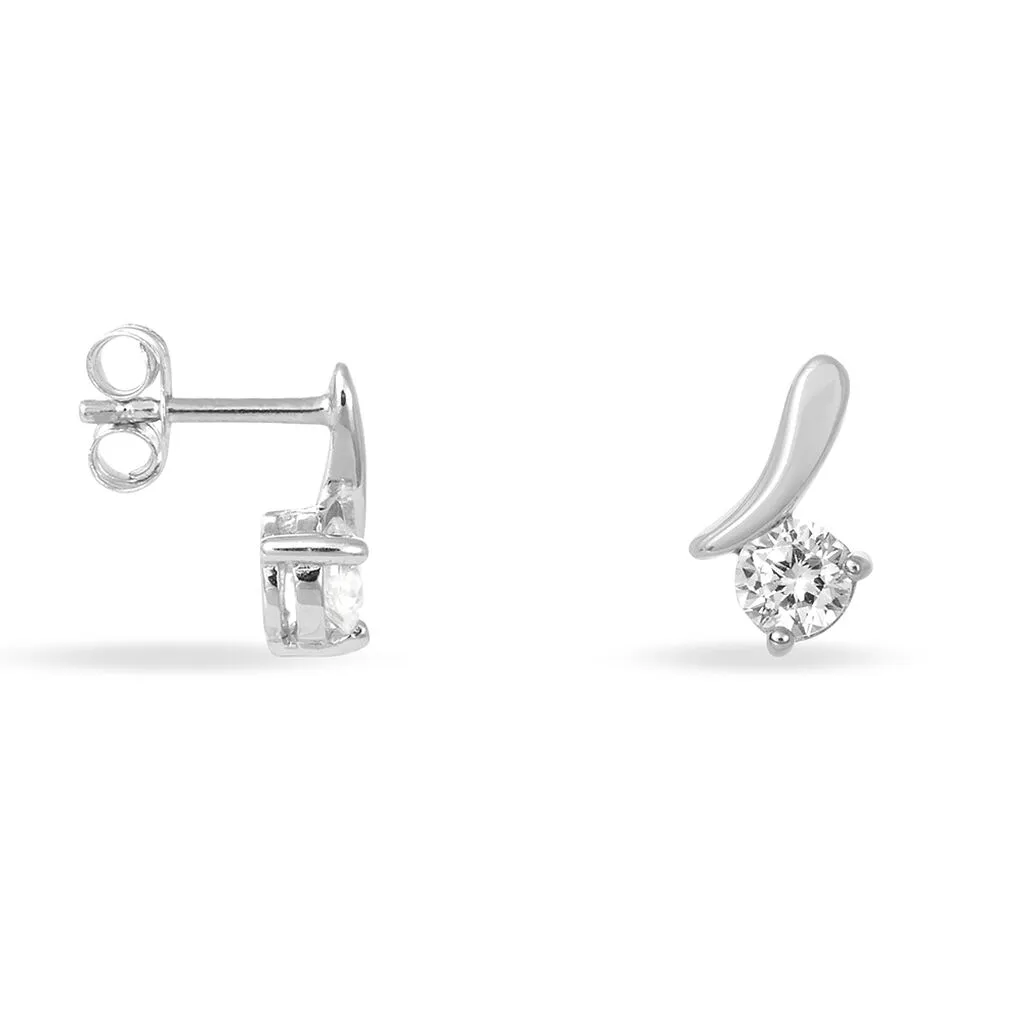 Histoire D'Or Boucles D'oreilles Pendantes April Argent Blanc Oxyde De Zirconium 2 Histoire D'Or Boucles D'oreilles Pendantes April Argent Blanc Oxyde De Zirconium – Image 2