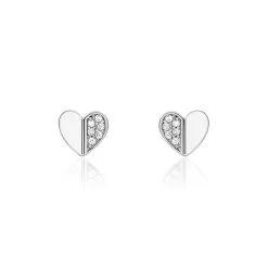 Histoire D'Or Boucles D'oreilles Pendantes Natacha Argent Blanc Oxyde De Zirconium