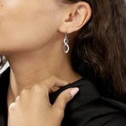 Histoire D'Or Boucles D'oreilles Pendantes Odile Argent Blanc Oxyde De Zirconium -Boucles d'oreilles pendantes Soldes Boutique FAOFBZW0JR model1