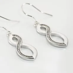Histoire D'Or Boucles D'oreilles Pendantes Odile Argent Blanc Oxyde De Zirconium -Boucles d'oreilles pendantes Soldes Boutique FAOFBZW0JR view2