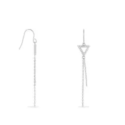 Histoire D'Or Boucles D'oreilles Pendantes Loria Argent Blanc Oxyde De Zirconium -Boucles d'oreilles pendantes Soldes Boutique FAOFBZW0MA view1