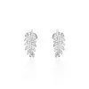 Histoire D'Or Boucles D'oreilles Puces Jade Argent Blanc Oxyde De Zirconium