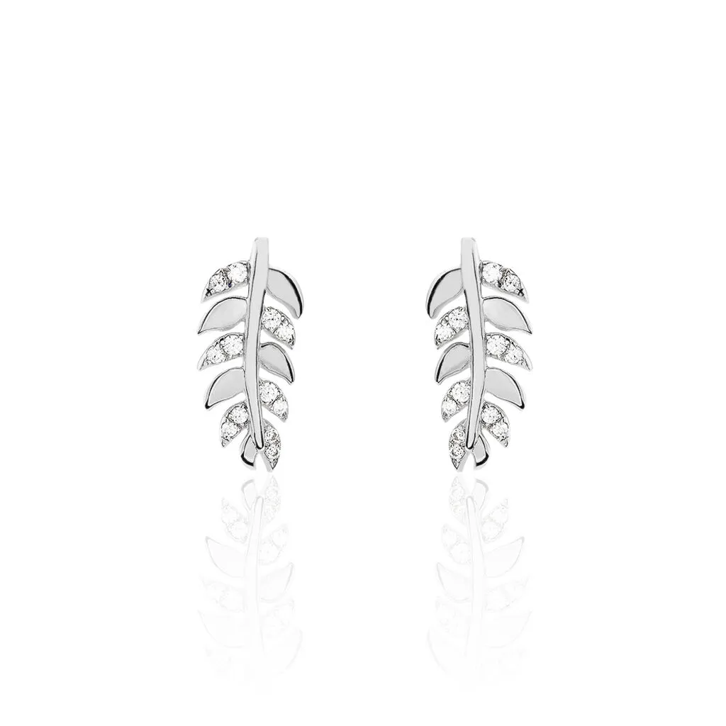 Histoire D'Or Boucles D'oreilles Puces Jade Argent Blanc Oxyde De Zirconium 1 Histoire D'Or Boucles D'oreilles Puces Jade Argent Blanc Oxyde De Zirconium