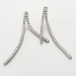 Histoire D'Or Boucles D'oreilles Pendantes Louanne Argent Blanc Oxyde De Zirconium -Boucles d'oreilles pendantes Soldes Boutique FAOFBZW0R6 view2