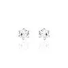 Histoire D'Or Boucles D'oreilles Puces Kylianna Argent Blanc Oxyde De Zirconium
