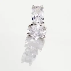 Histoire D'Or Boucles D'oreilles Puces Mathilda Argent Blanc Oxyde De Zirconium -Boucles d'oreilles pendantes Soldes Boutique FAOFBZW0YT view2