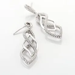 Histoire D'Or Boucles D'oreilles Pendantes Malika Argent Blanc Oxyde De Zirconium 6 Histoire D'Or Boucles D'oreilles Pendantes Malika Argent Blanc Oxyde De Zirconium -Boucles d'oreilles pendantes Soldes Boutique FAOFBZW0Z6 view2