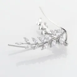 Histoire D'Or Bijoux D'oreilles Sakira Argent Blanc Oxyde De Zirconium -Boucles d'oreilles pendantes Soldes Boutique FAOFBZW15R view2