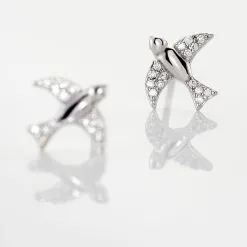 Histoire D'Or Boucles D'oreilles Puces Axella Argent Blanc Oxyde De Zirconium -Boucles d'oreilles pendantes Soldes Boutique FAOFBZW1EE view2