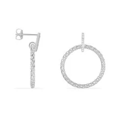 Histoire D'Or Boucles D'oreilles Pendantes Sowa Argent Blanc Oxyde De Zirconium -Boucles d'oreilles pendantes Soldes Boutique FAOFBZW1LU view1
