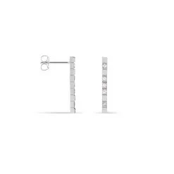 Histoire D'Or Boucles D'oreilles Pendantes Fimia Argent Blanc Oxyde De Zirconium -Boucles d'oreilles pendantes Soldes Boutique FAOFBZW1M7 view1