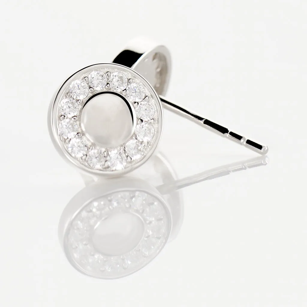 Histoire D'Or Boucles D'oreilles Puces Amory Argent Blanc Oxyde De Zirconium 3 Histoire D'Or Boucles D'oreilles Puces Amory Argent Blanc Oxyde De Zirconium – Image 3