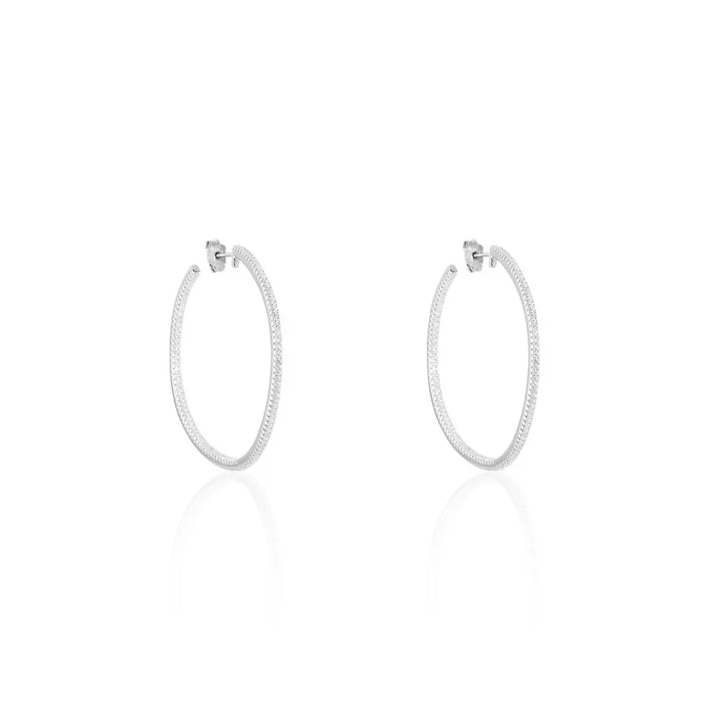 Histoire D'Or Créoles Argent Django Oxydes De Zirconium 1 Histoire D'Or Créoles Argent Django Oxydes De Zirconium