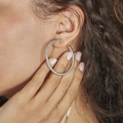 Histoire D'Or Créoles Argent Django Oxydes De Zirconium 5 Histoire D'Or Créoles Argent Django Oxydes De Zirconium -Boucles d'oreilles pendantes Soldes Boutique FAOFBZW1Q5 model0