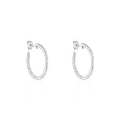 Histoire D'Or Créoles Argent Django Oxydes De Zirconium