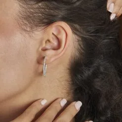 Histoire D'Or Créoles Argent Django Oxydes De Zirconium -Boucles d'oreilles pendantes Soldes Boutique FAOFBZW1Q6 model0