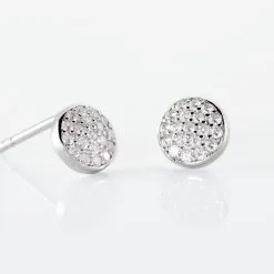 Histoire D'Or Boucles D'oreilles Puces Argent Blanc Victorin Oxydes De Zirconium -Boucles d'oreilles pendantes Soldes Boutique FAOFBZW1QB view2