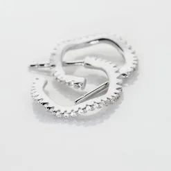 Histoire D'Or Créoles Cobledulitavus Argent Oxyde De Zirconium -Boucles d'oreilles pendantes Soldes Boutique FAOFBZW1QU view2