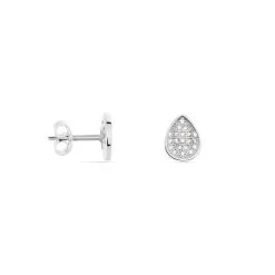 Histoire D'Or Boucles D'oreilles Puces Laouenan Argent Oxyde De Zirconium -Boucles d'oreilles pendantes Soldes Boutique FAOFBZW1R2 view1