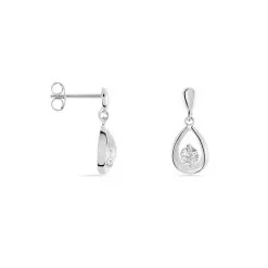 Histoire D'Or Boucles D'oreilles Pendantes Dyklan Argent Oxyde -Boucles d'oreilles pendantes Soldes Boutique FAOFBZW1R3 view1