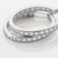 Histoire D'Or Créoles Albarinus Argent Oxyde -Boucles d'oreilles pendantes Soldes Boutique FAOFBZW1R8 view2