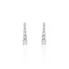 Histoire D'Or Boucles D'oreilles Pendantes Chiron Argent Oxyde