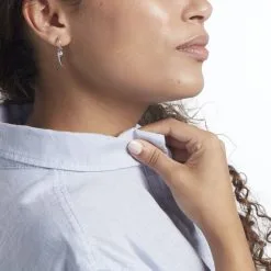 Histoire D'Or Créole Unitaire Argent Blanc Ancelin Oxydes De Zirconium -Boucles d'oreilles pendantes Soldes Boutique FAOFBZW1RL model0